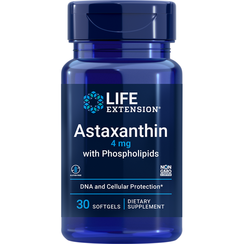 Astaxanthin with Phospholipids (4 mg) (30 Softgels)