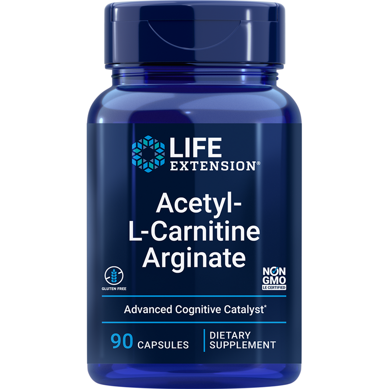 Acetyl-L-Carnitine Arginate (90 Capsules)