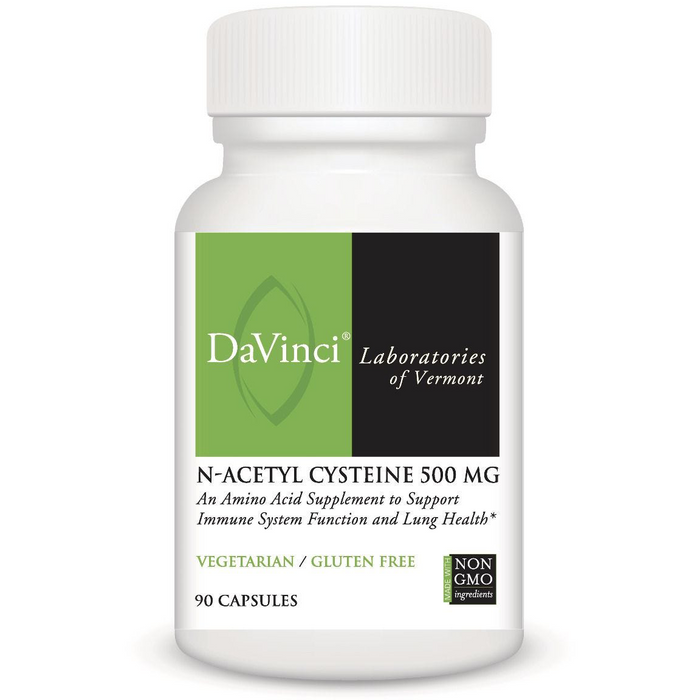NAC (N-Acetyl Cysteine) (500 mg) (90 Capsules)-DaVinci-Pine Street Clinic
