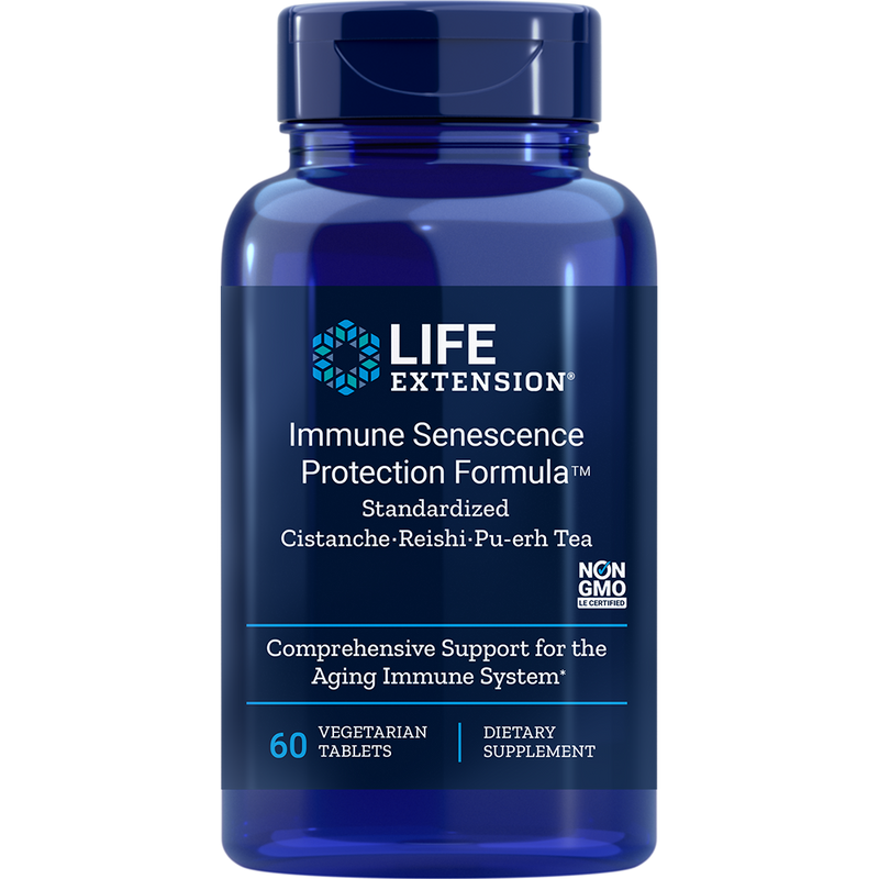 Immune Senescence Protection Formula (Standardized Cistanche and Reishi) (60 Capsules)
