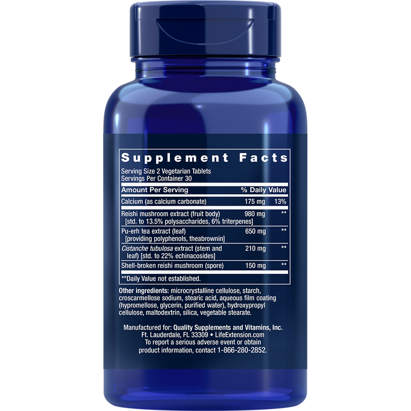 Immune Senescence Protection Formula (Standardized Cistanche and Reishi) (60 Capsules)