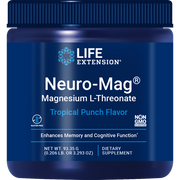 Neuro-Mag® Magnesium L-Threonate (Tropical Punch) (93.35 Grams)