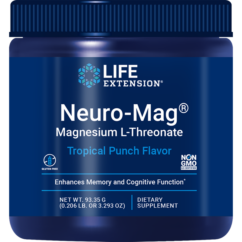 Neuro-Mag® Magnesium L-Threonate (Tropical Punch) (93.35 Grams)