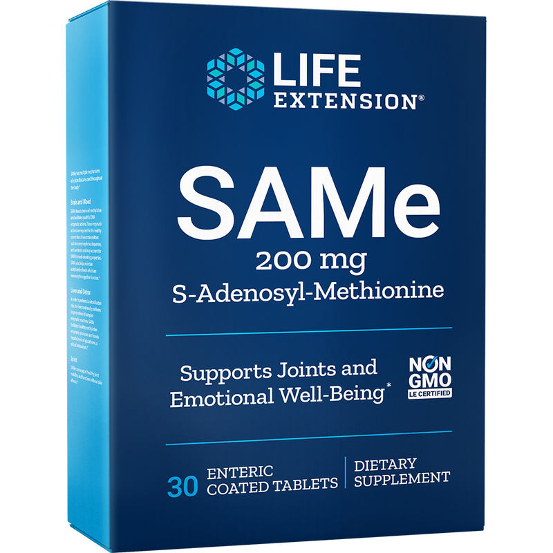 SAMe (S-Adenosyl-Methionine) (200 mg) (30 Enteric Coated Tablets)