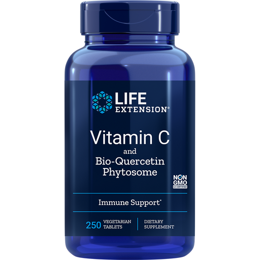 Vitamin C and Bio-Quercetin Phytosome (1000 mg)-Vitamins & Supplements-Life Extension-250 Tablets-Pine Street Clinic