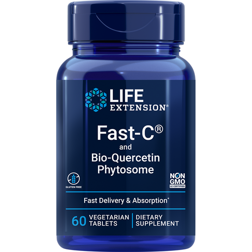 Fast-C and Bio-Quercetin Phytosome (60 Tablets)-Vitamins & Supplements-Life Extension-Pine Street Clinic