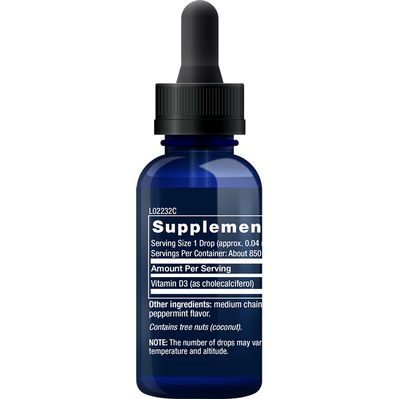 Liquid Vitamin D3 (2,000 IU) (Mint Flavor) (1 fl. ounce)
