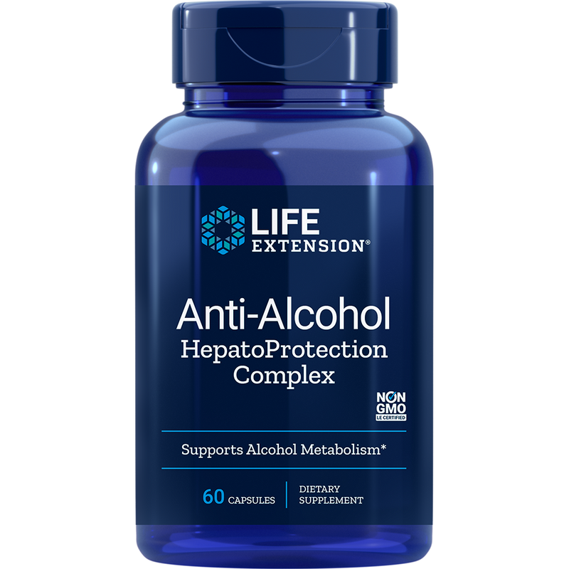 Anti-Alcohol with HepatoProtection Complex (60 Capsules)