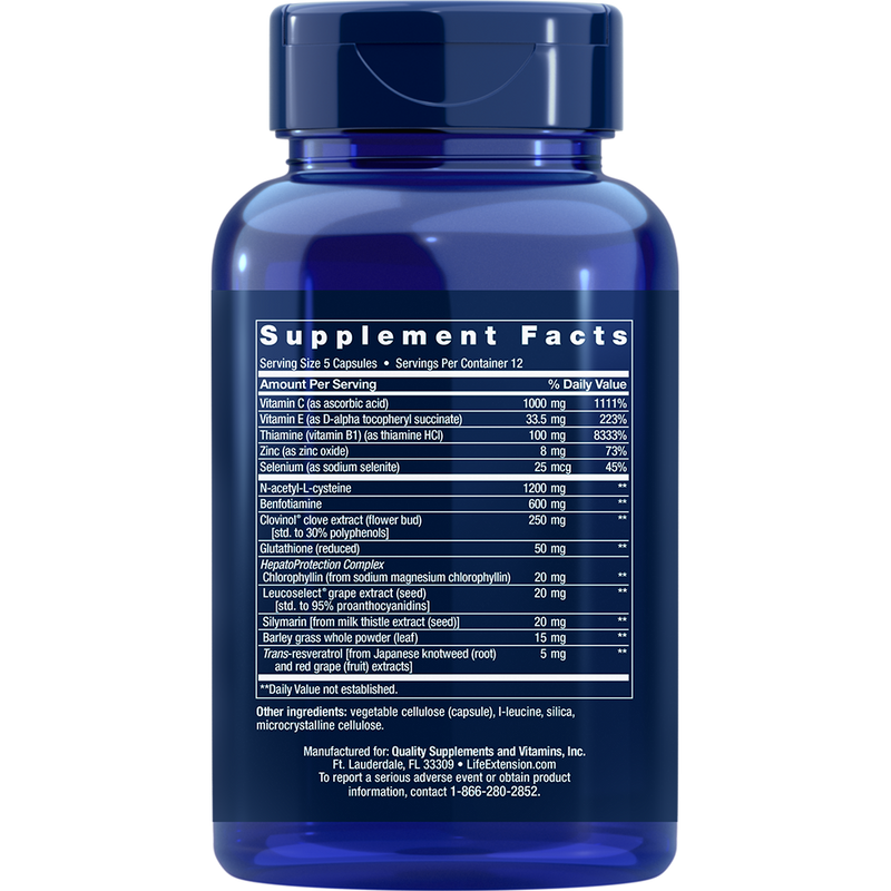 Anti-Alcohol with HepatoProtection Complex (60 Capsules)