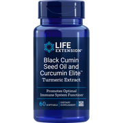 Black Cumin Seed Oil with Curcumin Elite Turmeric Extract (60 Softgels)