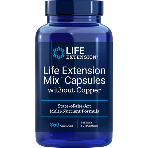 Life Extension Mix Without Copper (360 Capsules)-Vitamins & Supplements-Life Extension-Pine Street Clinic