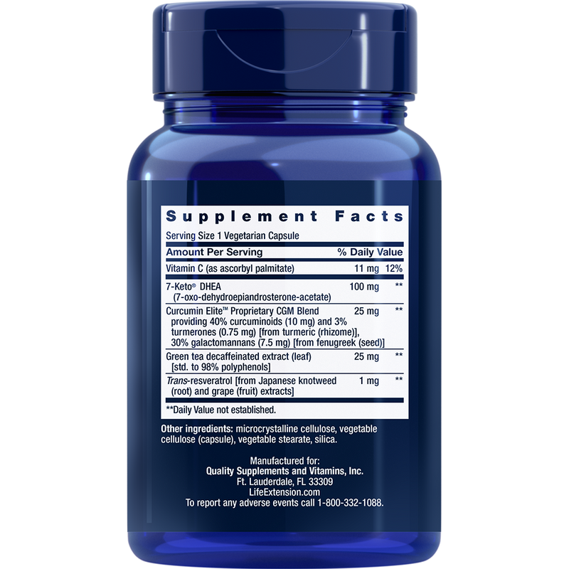 7-Keto DHEA Metabolite (100 mg) (60 Capsules)