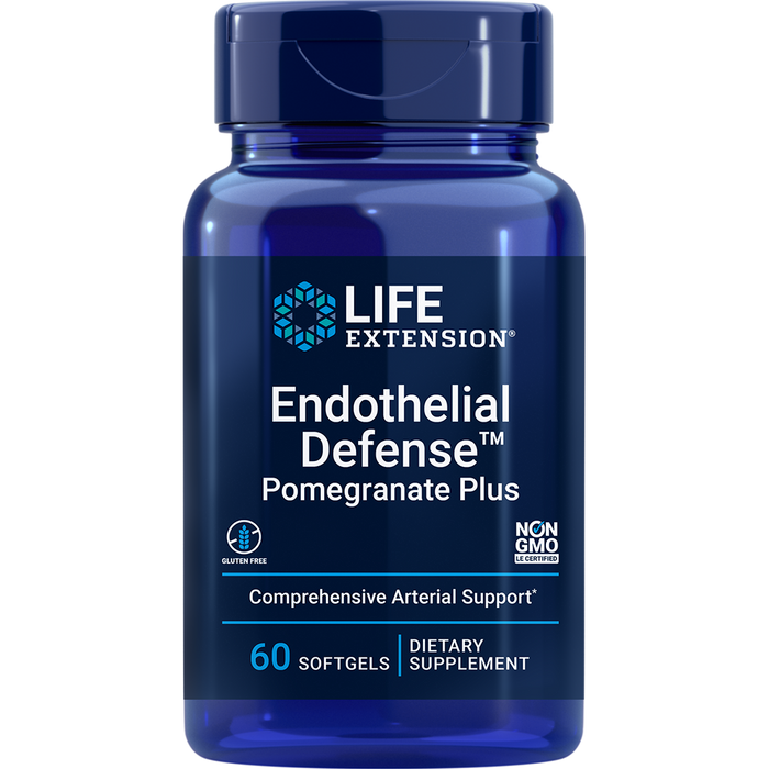 Endothelial Defense Pomegranate Plus (60 Capsules)-Life Extension-Pine Street Clinic