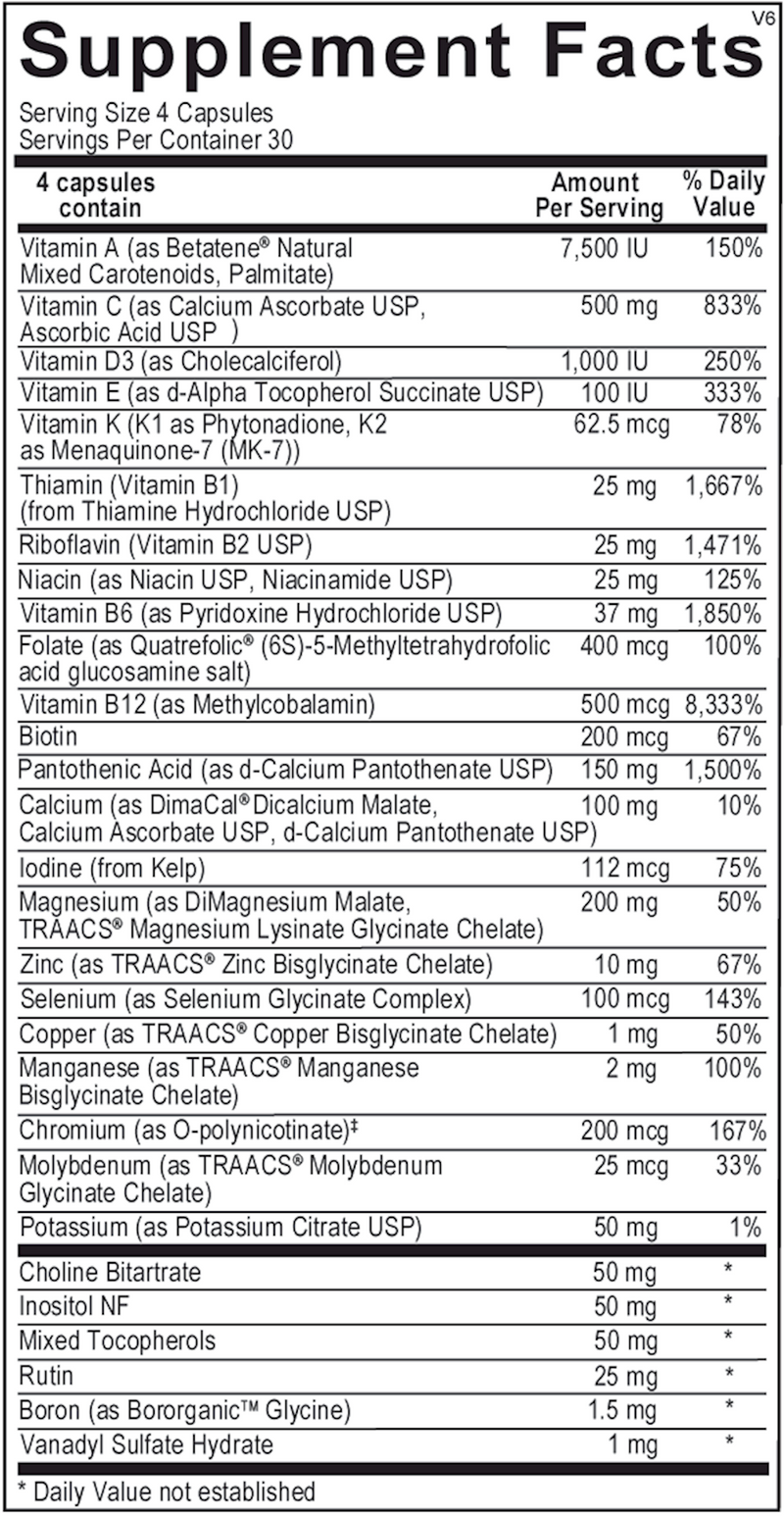 Alpha Base Capsules Without Iron