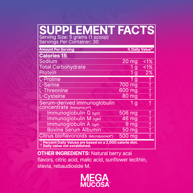 MegaMucosa Powder (144 Grams)