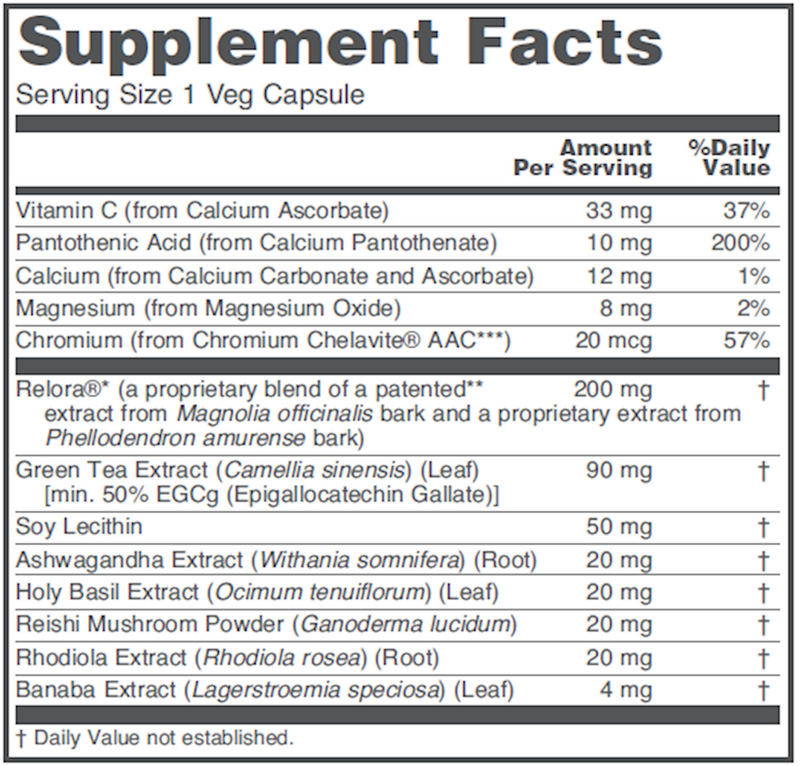 Adrenal Cortisol Support (90 Capsules)