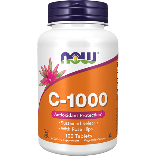 Vitamin C-1000 (Sustained Release)-NOW-Pine Street Clinic