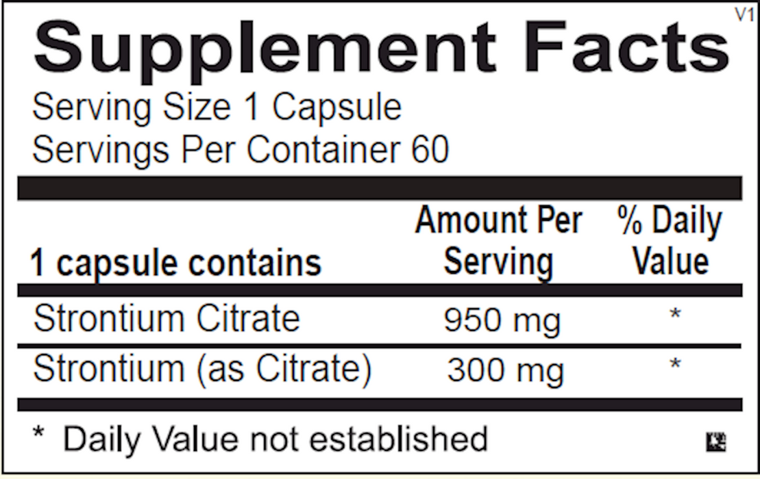 Strontium (60 Capsules)