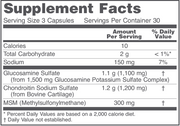Glucosamine & Chondroitin with MSM