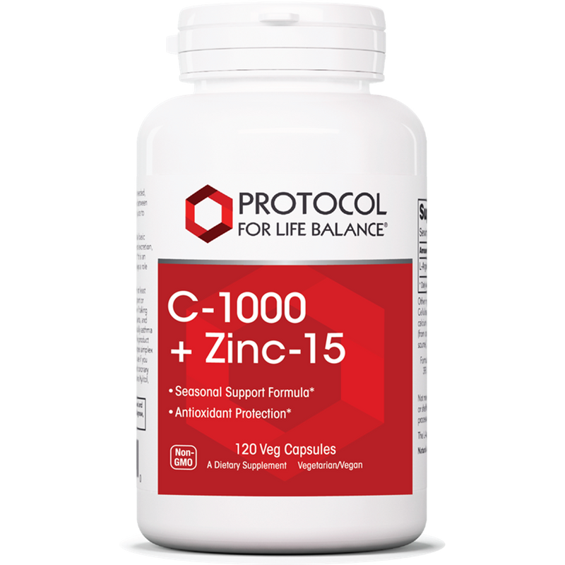 C-1000 + Zinc-15 (120 Capsules)