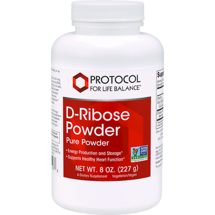 D-Ribose Powder (8 Ounces)-Vitamins & Supplements-Protocol For Life Balance-Pine Street Clinic