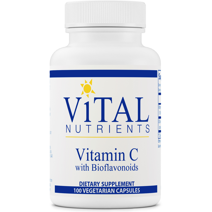 Vitamin C with Bioflavonoids (100 Capsules)-Vitamins & Supplements-Vital Nutrients-Pine Street Clinic
