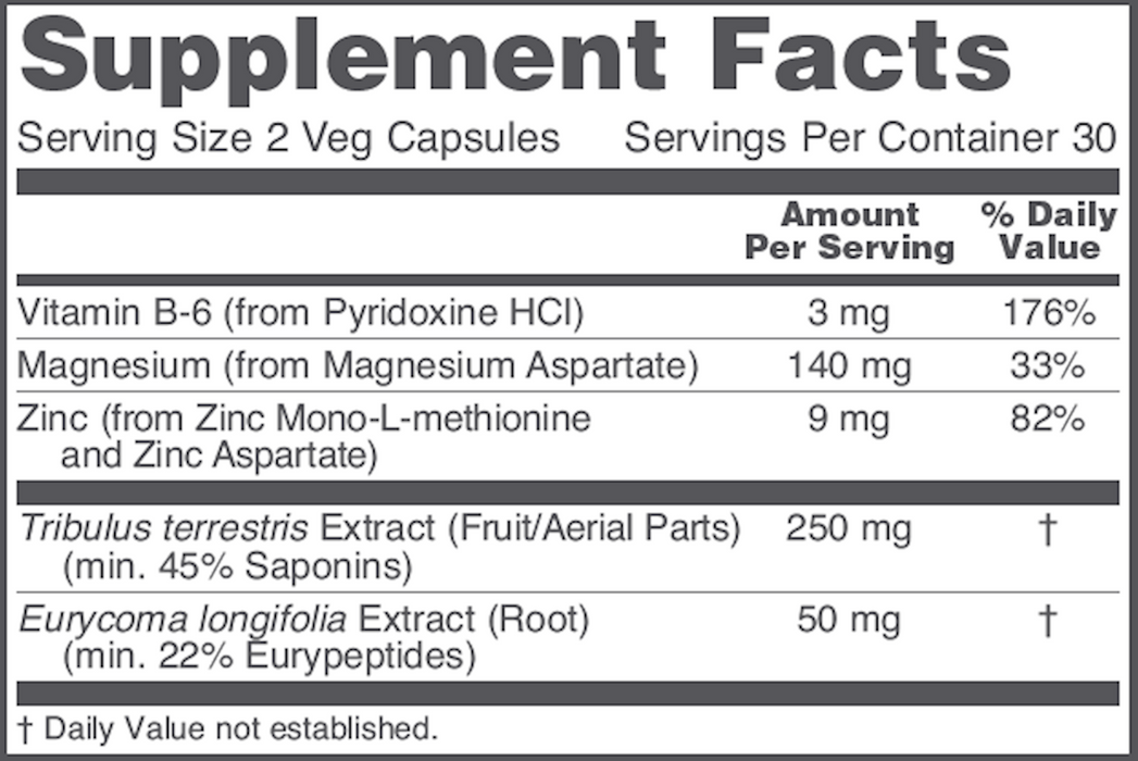 Virility For Men (60 Capsules)-Vitamins & Supplements-Protocol For Life Balance-Pine Street Clinic