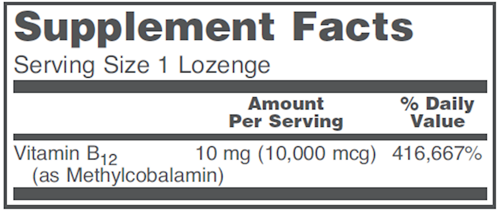 Methyl B-12-Vitamins & Supplements-Protocol For Life Balance-1,000 mcg - 100 Lozenges-Pine Street Clinic