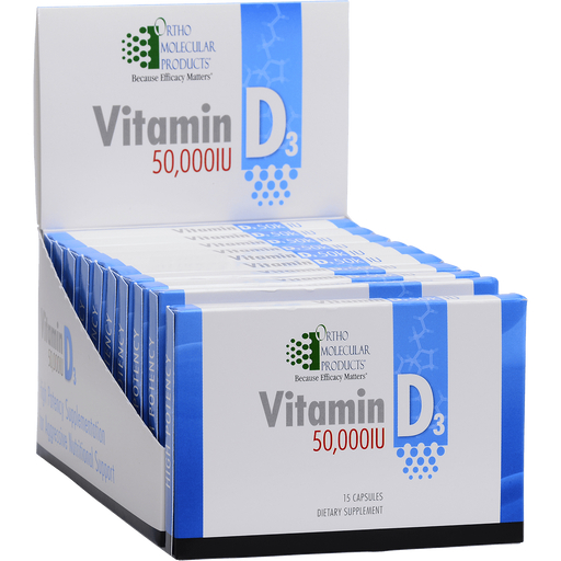 Vitamin D3 50000 IU (10 Packs)-Vitamins & Supplements-Ortho Molecular Products-Pine Street Clinic