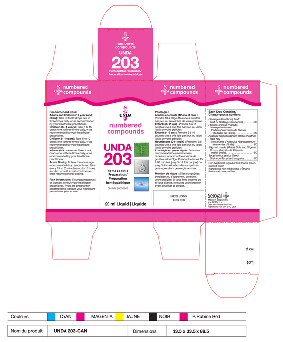 UNDA 203 (20 ml)-Vitamins & Supplements-UNDA-Pine Street Clinic