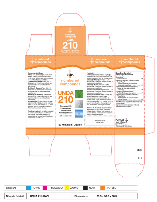 UNDA 210 (20 ml)-Vitamins & Supplements-UNDA-Pine Street Clinic