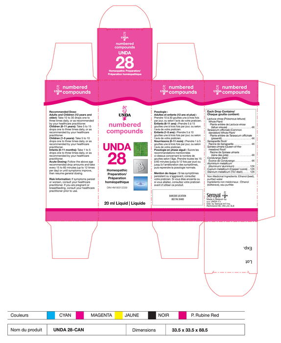 UNDA 28 (20 ml)-Vitamins & Supplements-UNDA-Pine Street Clinic