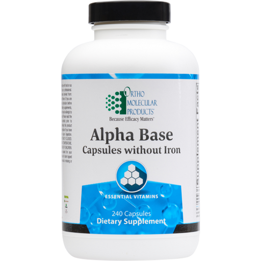 Alpha Base Capsules Without Iron-Ortho Molecular Products-Pine Street Clinic