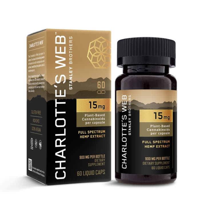 Full Spectrum Extract Capsules (15 mg)-Vitamins & Supplements-Charlotte's Web-60 Capsules-Pine Street Clinic