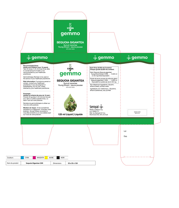 Sequoia Gigantea (125 ml)-Vitamins & Supplements-UNDA-Pine Street Clinic