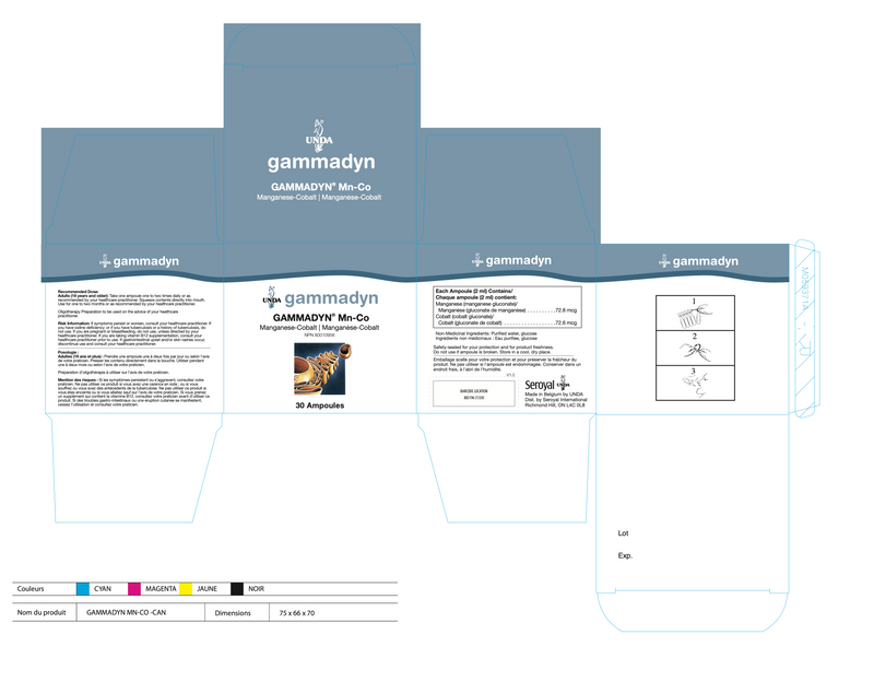 Gammadyn Mn-Co (Manganese-Cobalt) (30 Ampoules)