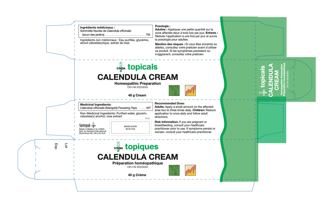 Calendula Cream (40 grams)-Vitamins & Supplements-UNDA-Pine Street Clinic