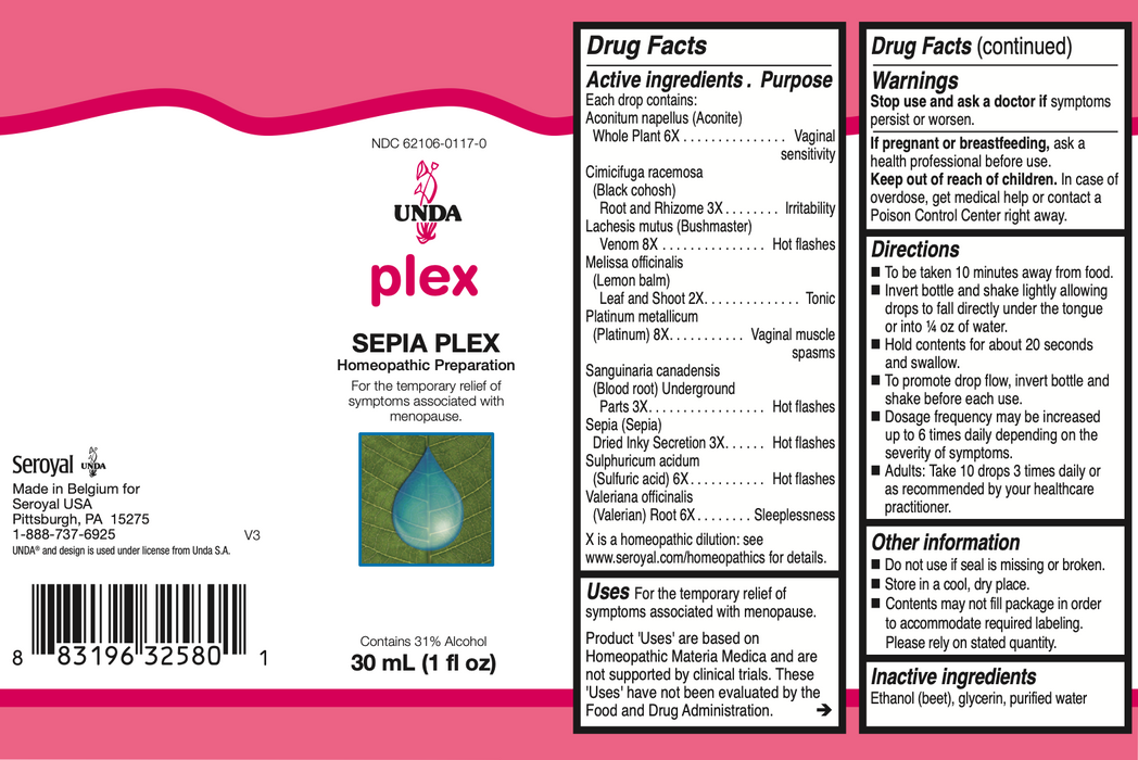 Sepia Plex (30 ml)-Vitamins & Supplements-UNDA-Pine Street Clinic