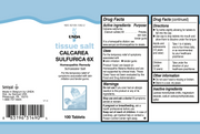 Calcarea Sulfurica 6X (100 Tablets)