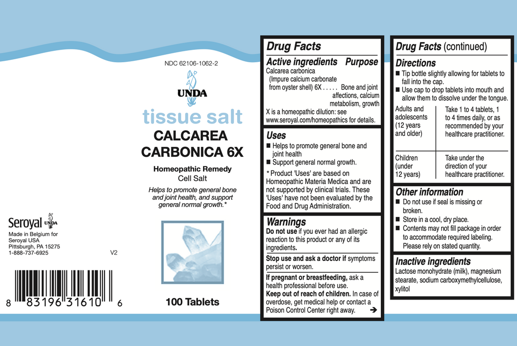 Calcarea Carbonica 6X (100 Tablets)-Vitamins & Supplements-UNDA-Pine Street Clinic