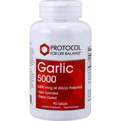 Garlic 5000 (90 Tablets)-Vitamins & Supplements-Protocol For Life Balance-Pine Street Clinic