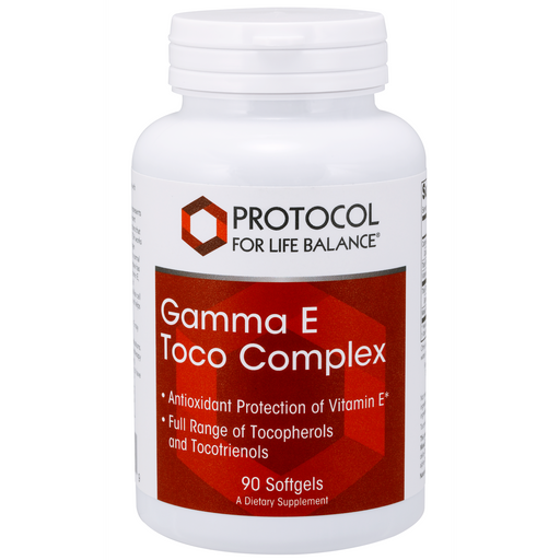 Gamma E Toco Complex (90 Softgels)-Vitamins & Supplements-Protocol For Life Balance-Pine Street Clinic