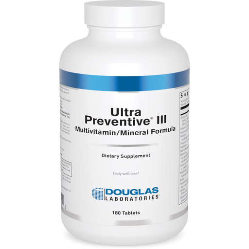 Ultra Preventive III (180 Tablets)-Vitamins & Supplements-Douglas Laboratories-Pine Street Clinic