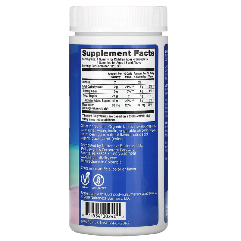 Natural Calm Gummies (120 Gummies)