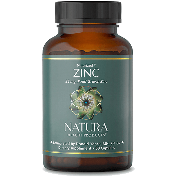 Zinc (25 mg) (60 Capsules)-Natura Health Products-Pine Street Clinic