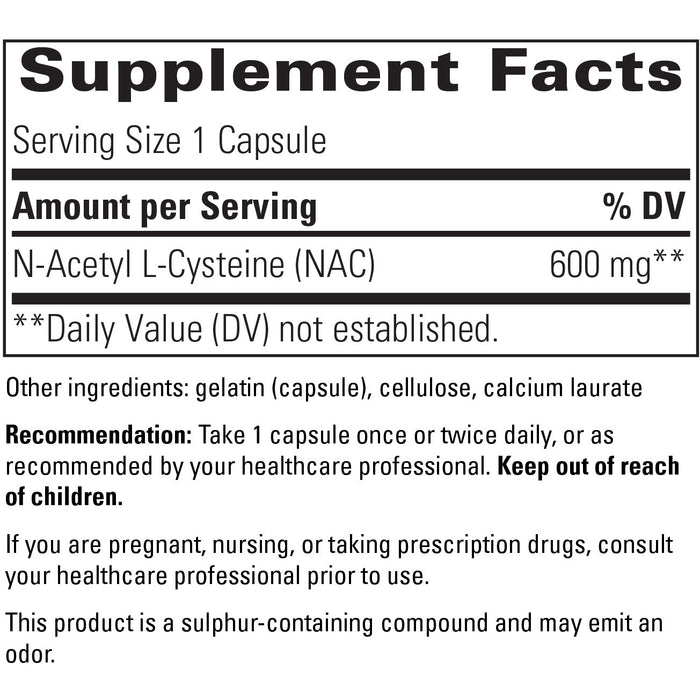 NAC (600 mg) (60 Capsules)