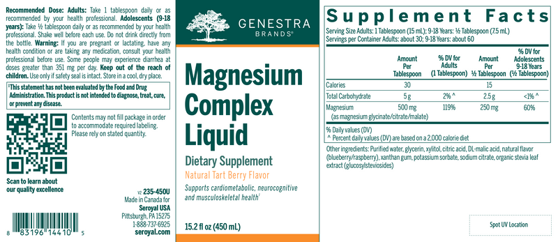 Magnesium Complex Liquid (450 ml)