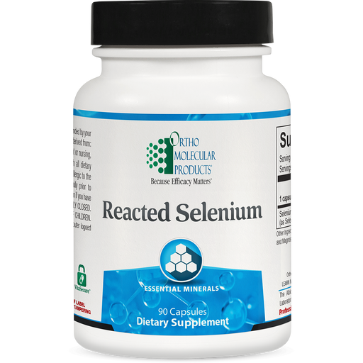 Reacted Selenium (90 Capsules)-Vitamins & Supplements-Ortho Molecular Products-Pine Street Clinic