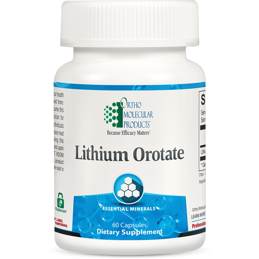 Lithium Orotate (60 Capsules)-Vitamins & Supplements-Ortho Molecular Products-Pine Street Clinic