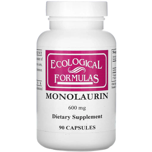 Monolaurin (90 Capsules)-Vitamins & Supplements-Ecological Formulas-600 mg-Pine Street Clinic